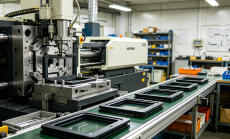 UV-resistant plastic structural parts for automotive ai display screens